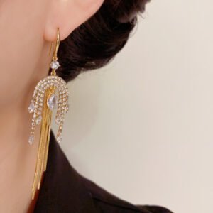 Personality fashion fringe earrings